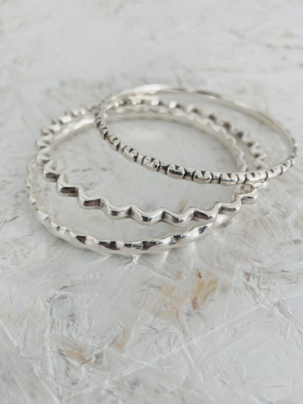 PULSERA ZIG-ZAG RÍGIDA. - Imagen 4