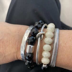 PULSERA CRISTAL NEGRO